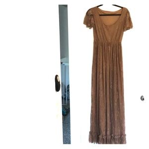 Brand new lace maternity dress!